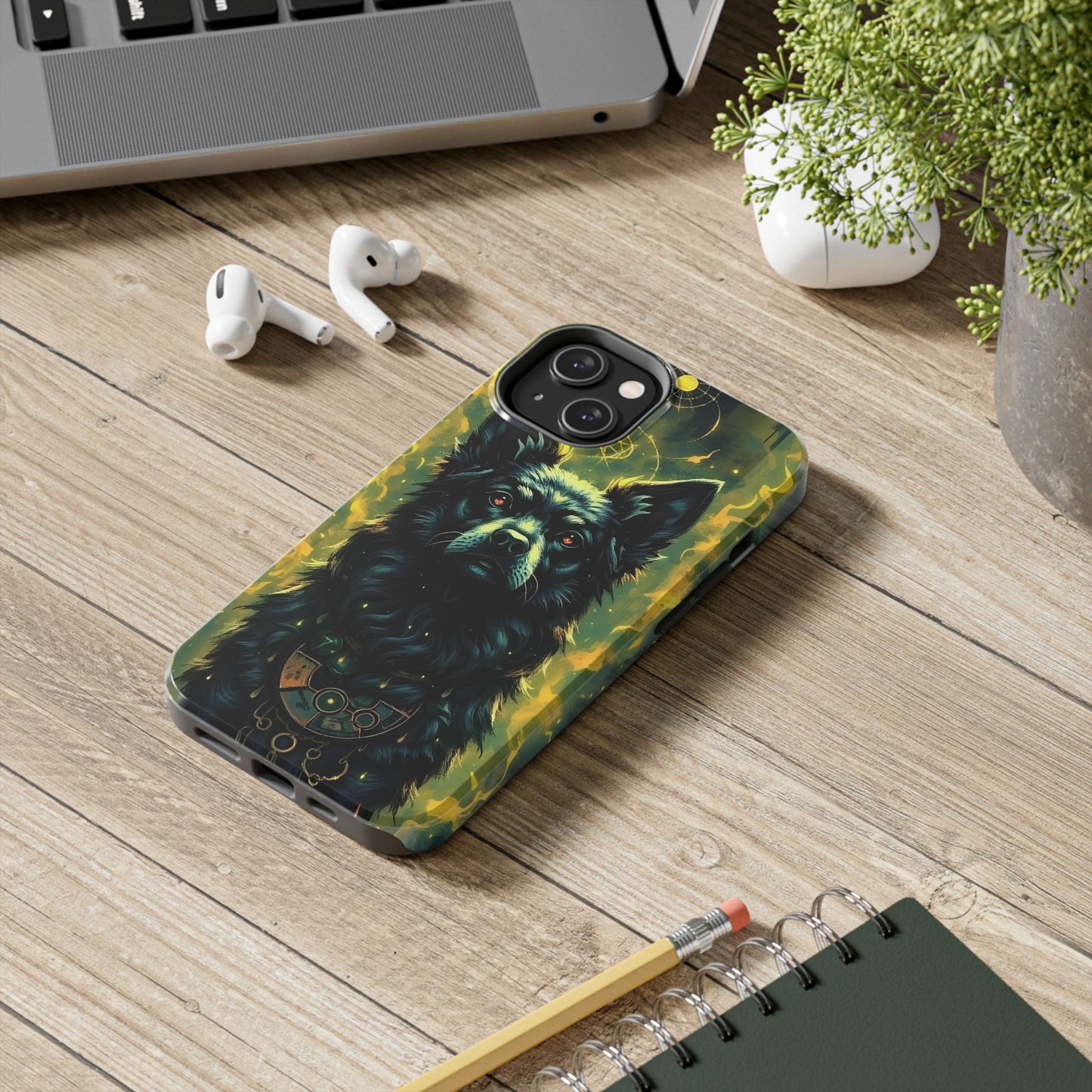 Mystical Dog Tribe Phone Case - Tough and Stylish for Pet Lovers - for iPhone