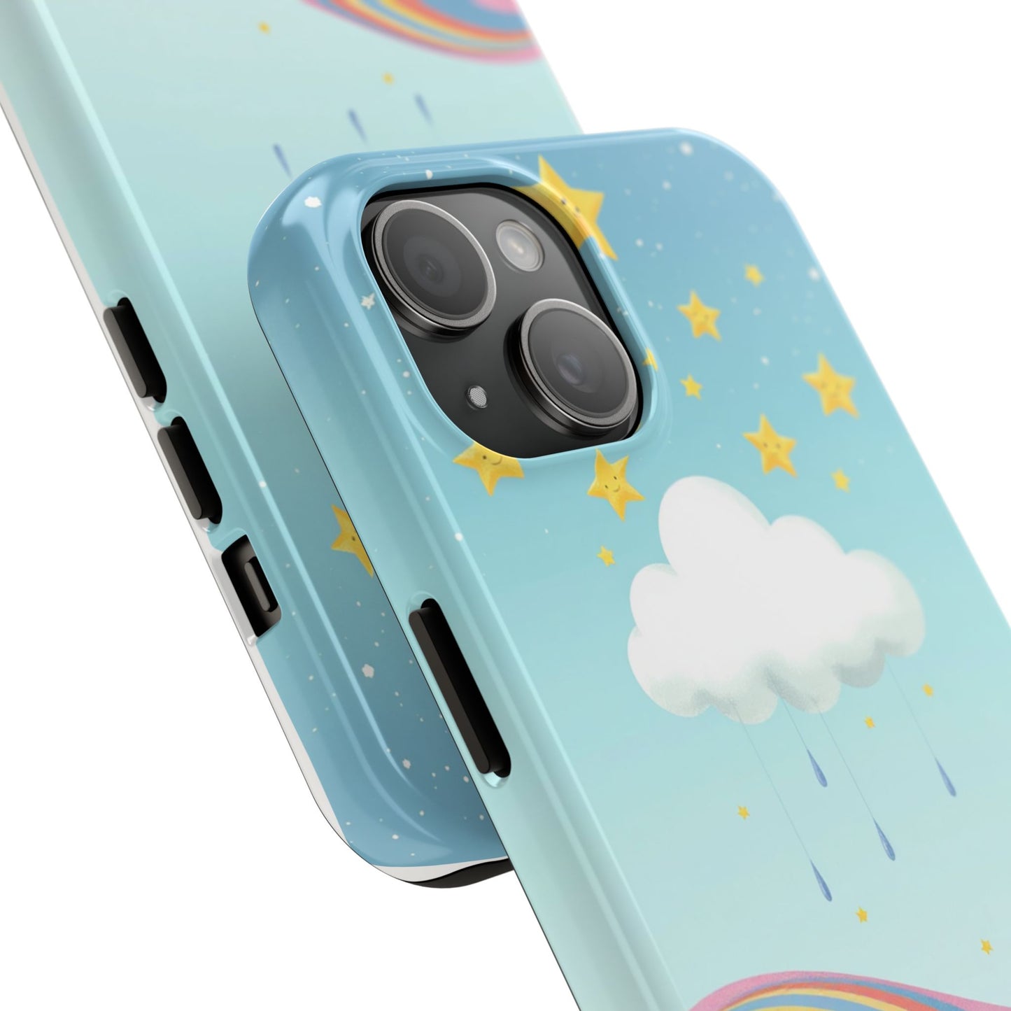 Colorful Rainbow Phone Case - Durable Tough Design for Adventurers