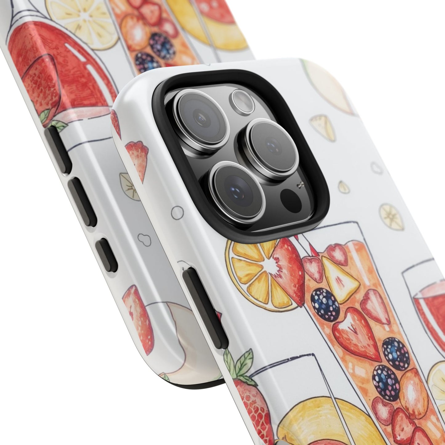 Colorful Fruit Cocktail Tough Phone Case - Perfect for Summer Vibes