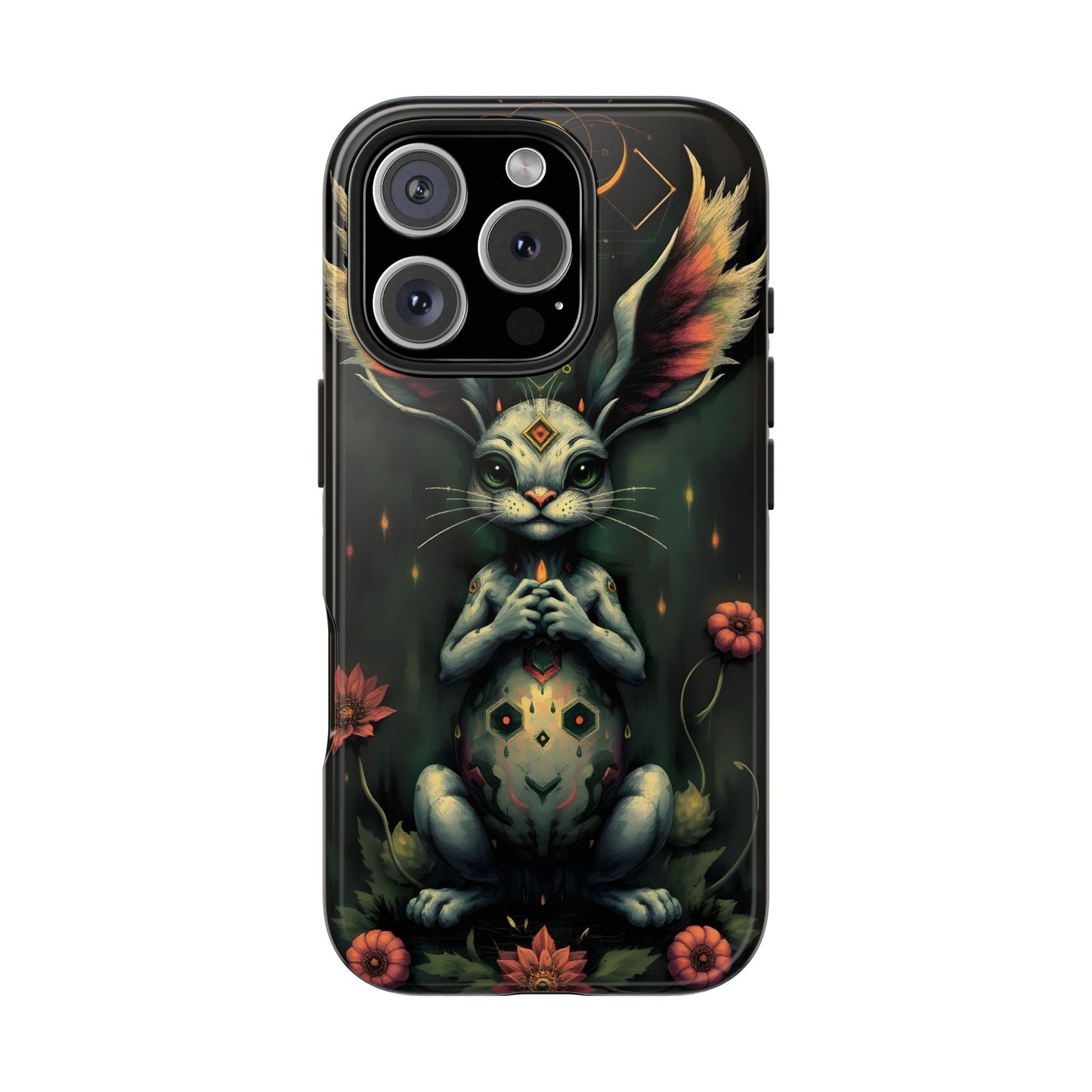 Artistic Rabbit Phone Cases - Unique and Durable Design of Mystical Bunny - for iPhone