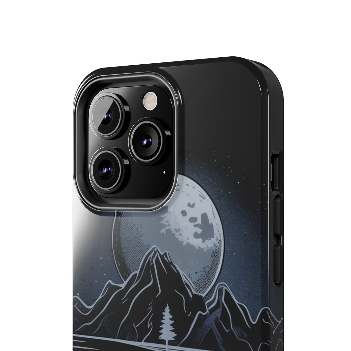 Moonlit Mountain Tough Phone Case Dark Fantasy