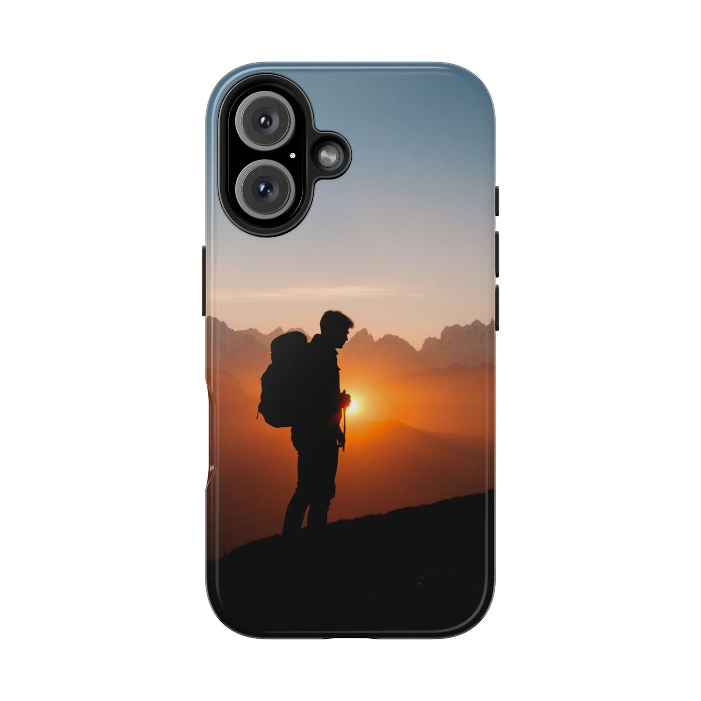 Explorer Adventure Sunset Mountain iPhone Case