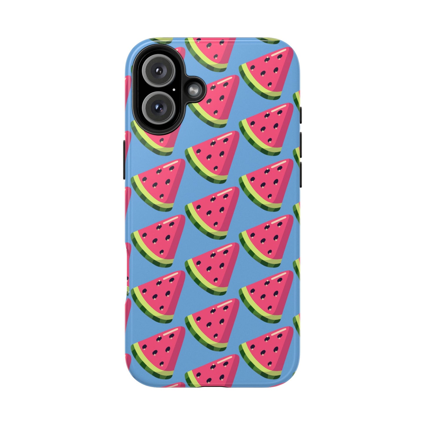 Watermelon Fun Tough Phone Case - Summer Vibes, Blue - for iPhone